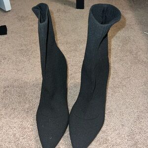 SHEIN Black slip on boot